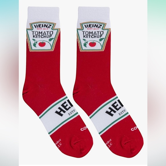 Cool Socks Heinz Ketchup Socks, NWT - Picture 4 of 6
